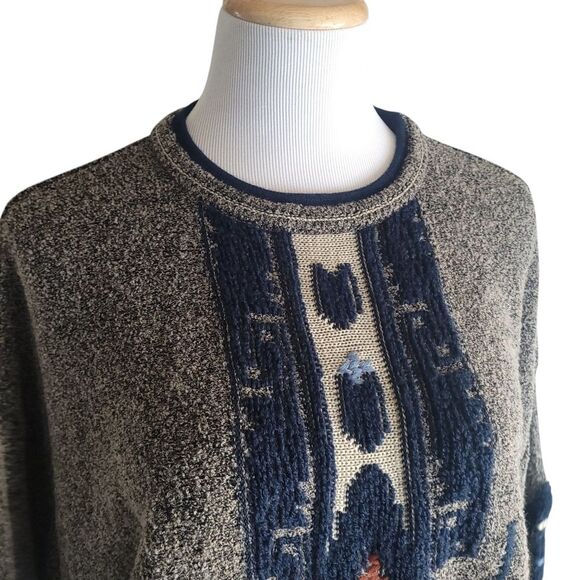 St Croix Knits Vintage Kenneth's Crewneck Textured Sweater Pullover Mens Large - Picture 4 of 11